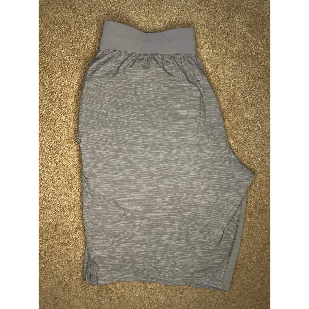Lululemon T.H.E. Linerless Short 9" Heather Allover Sea Salt Light Cast Men's M - Picture 2 of 8